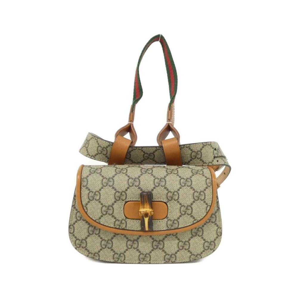 GUCCI Brown Bamboo Fanny Pack - Picture 1 of 10